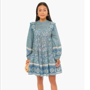 Sea NY Ocean Margot Border Long Sleeve Tunic Dress